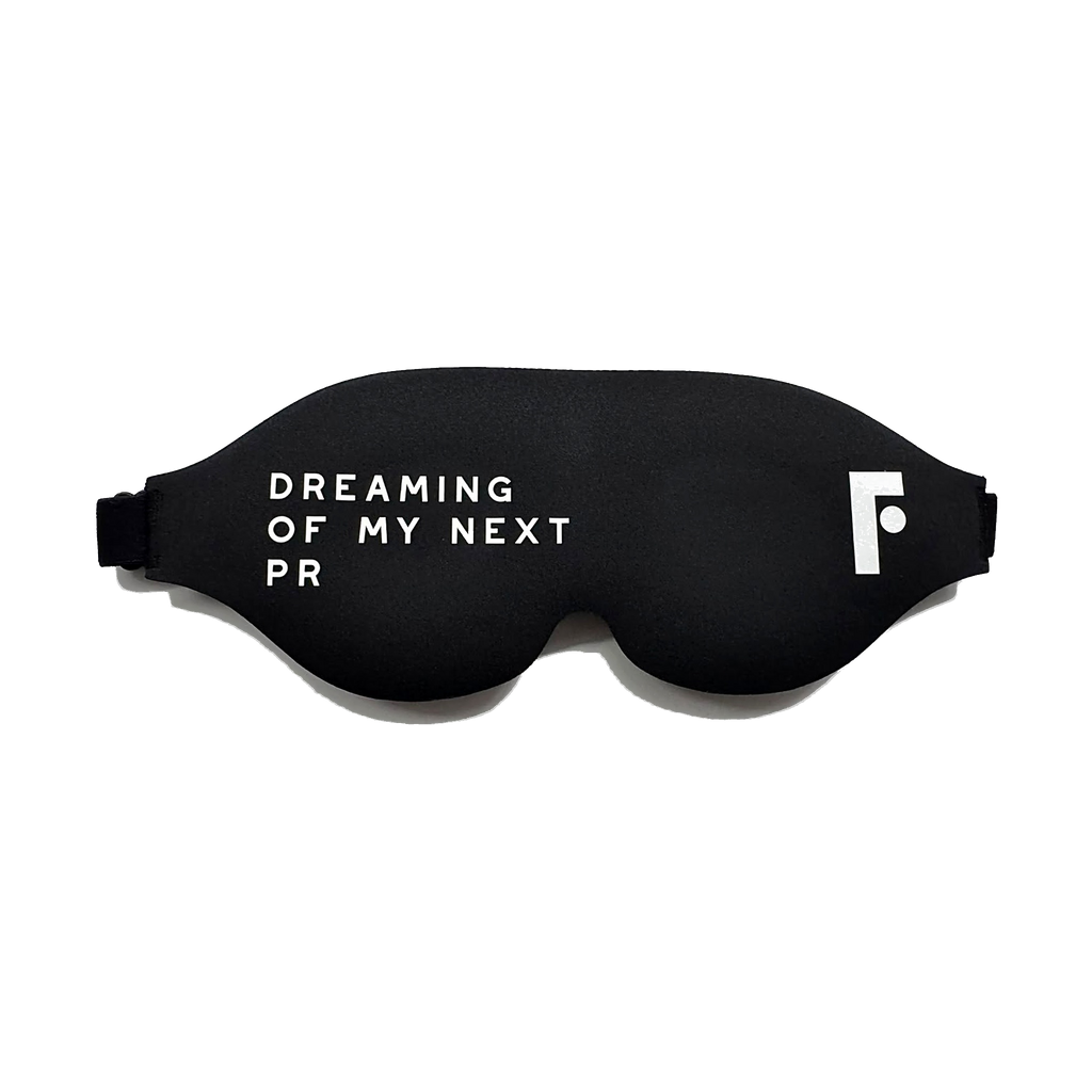 Antifaz 3D Flooxe para dormir, negro