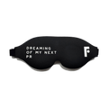 Antifaz 3D Flooxe para dormir, negro